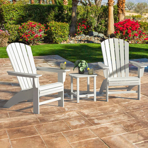 POLYWOOD Portside 3-piece Shellback Adirondack Set